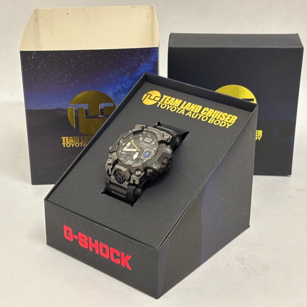 Casio G-Shock GWG-B1000 Team Land Cruiser Toyota Edition, Casio, Zo goed als nieuw, Support@casio.com, 6-2, Hon-machi 1-chome
Shibuya-ku, Tokyo 151-8543
Japan