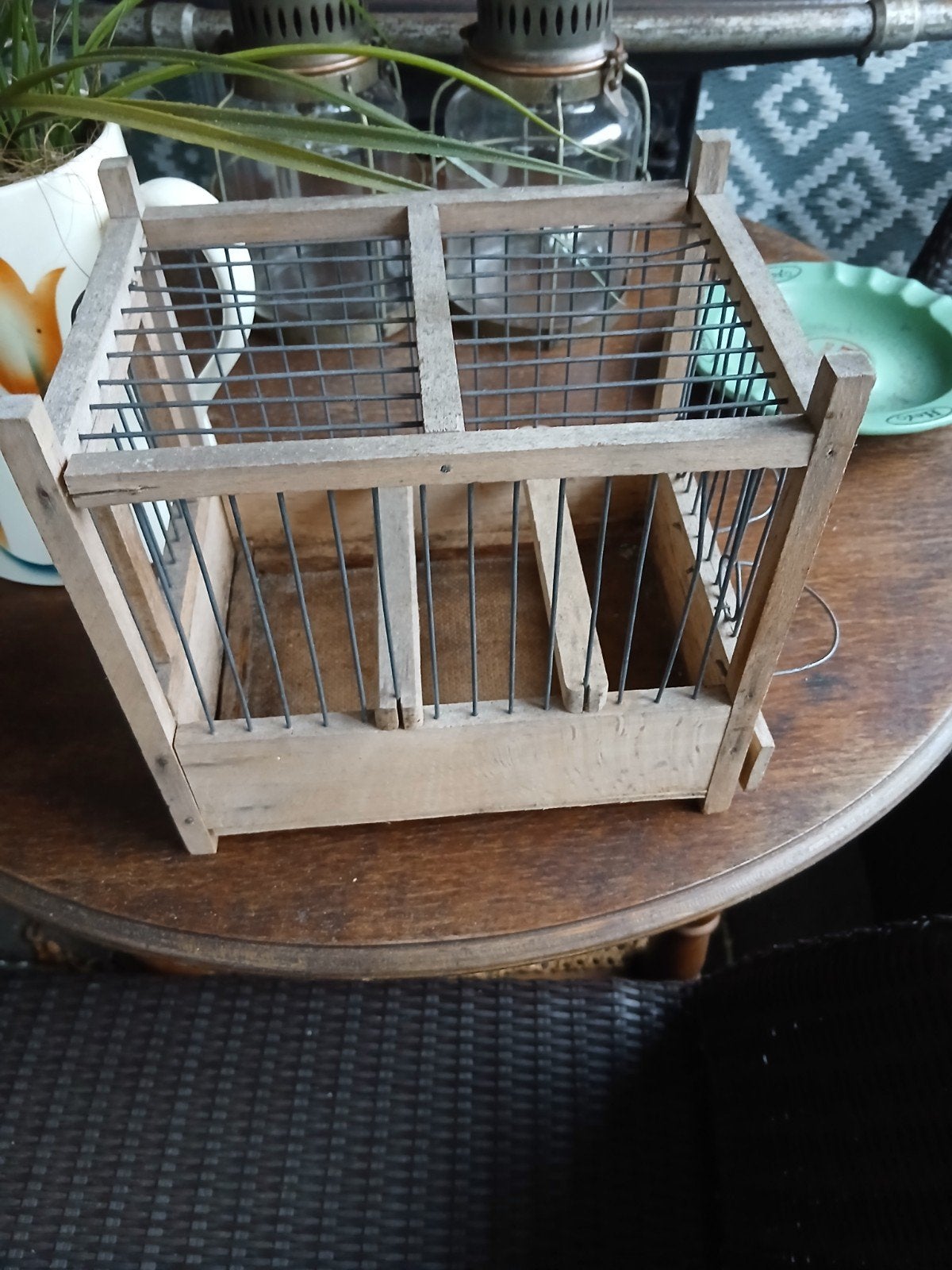 Oud vogelkooitje, Antiek en Kunst, Ophalen of Verzenden