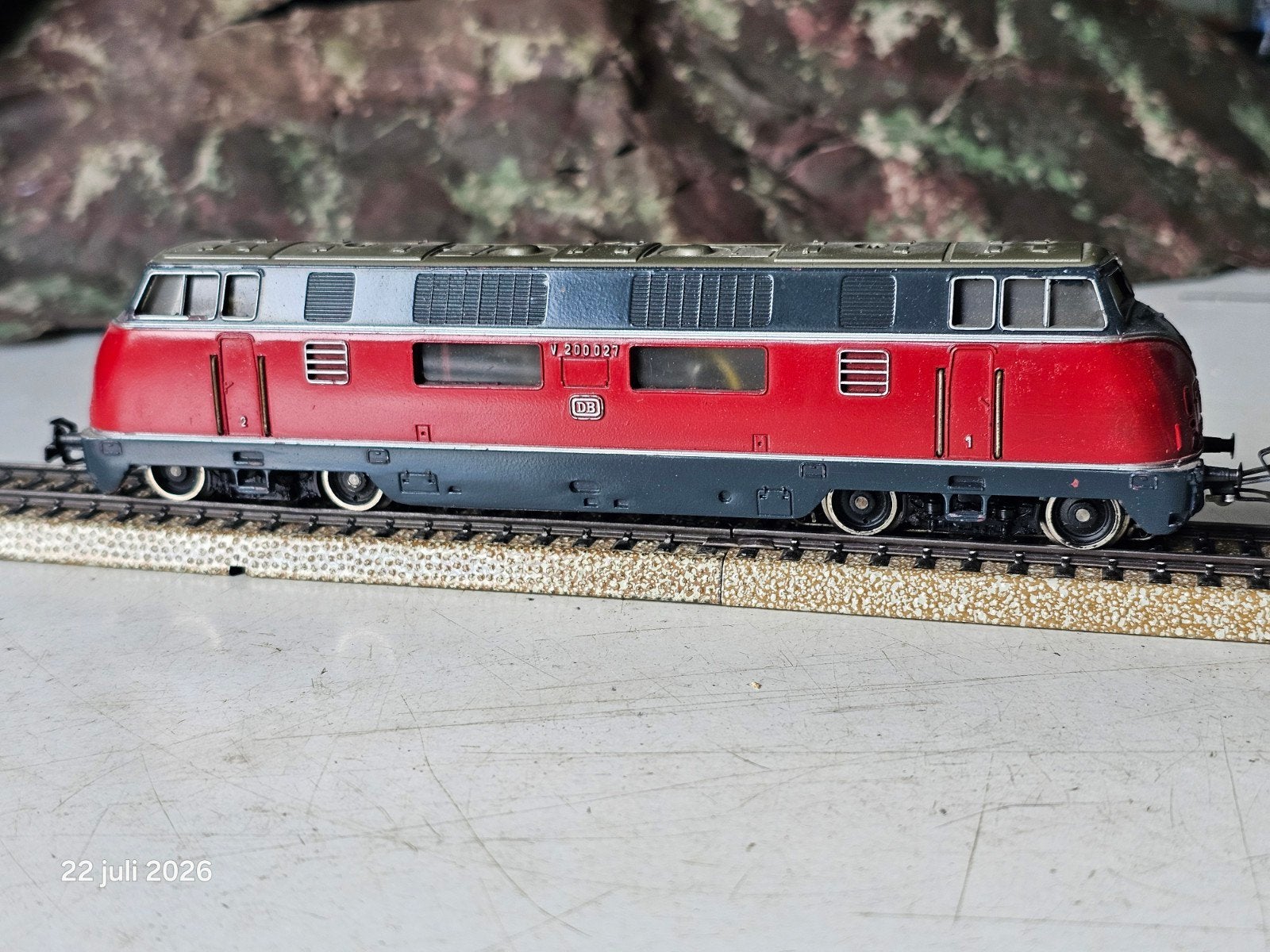 Märklin 3021 HO Diesellocomotief geheel metaal, getest, Ophalen of Verzenden