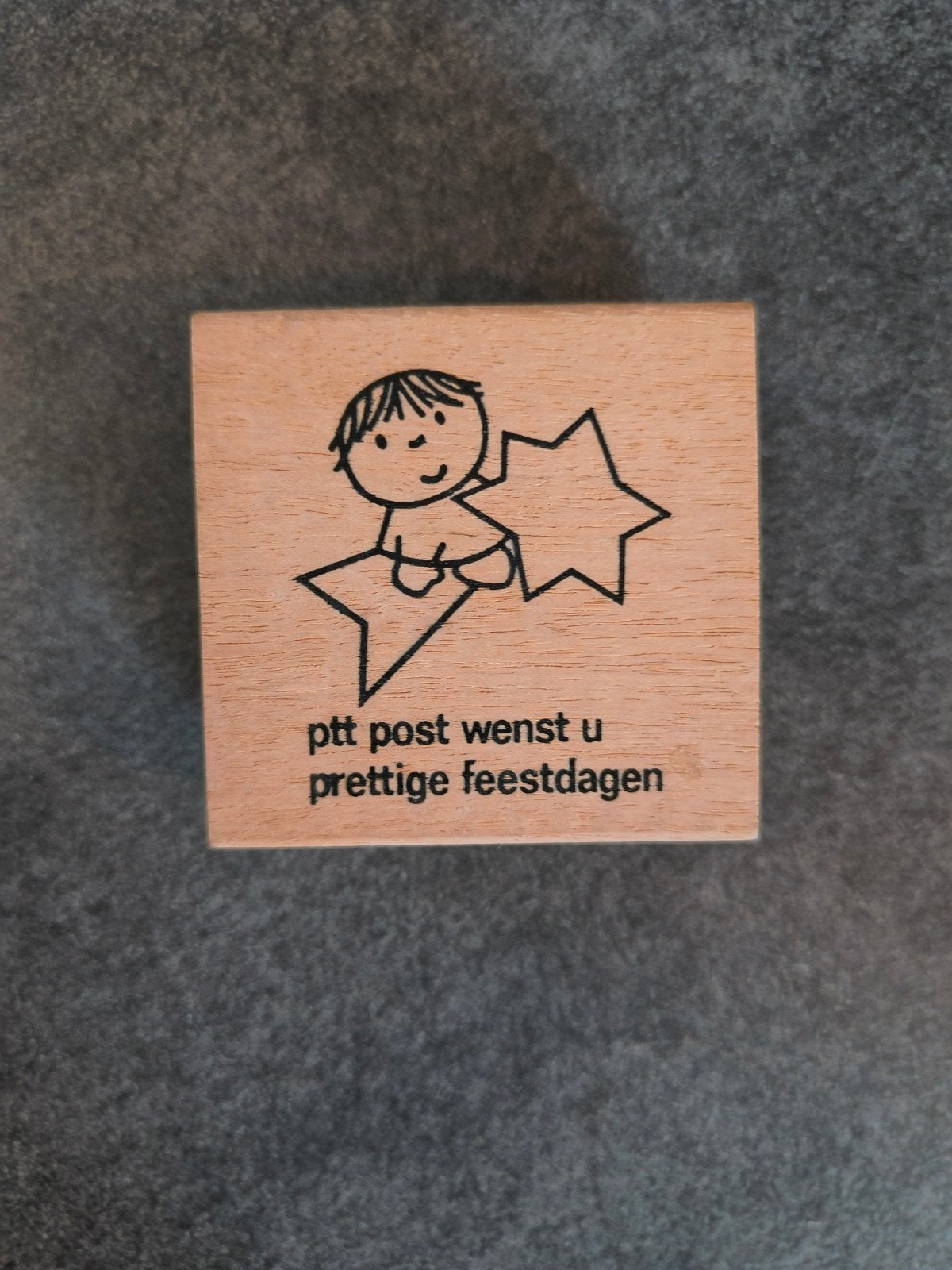 ptt post stempel Dick Bruna, Ophalen of Verzenden, Houten stempel