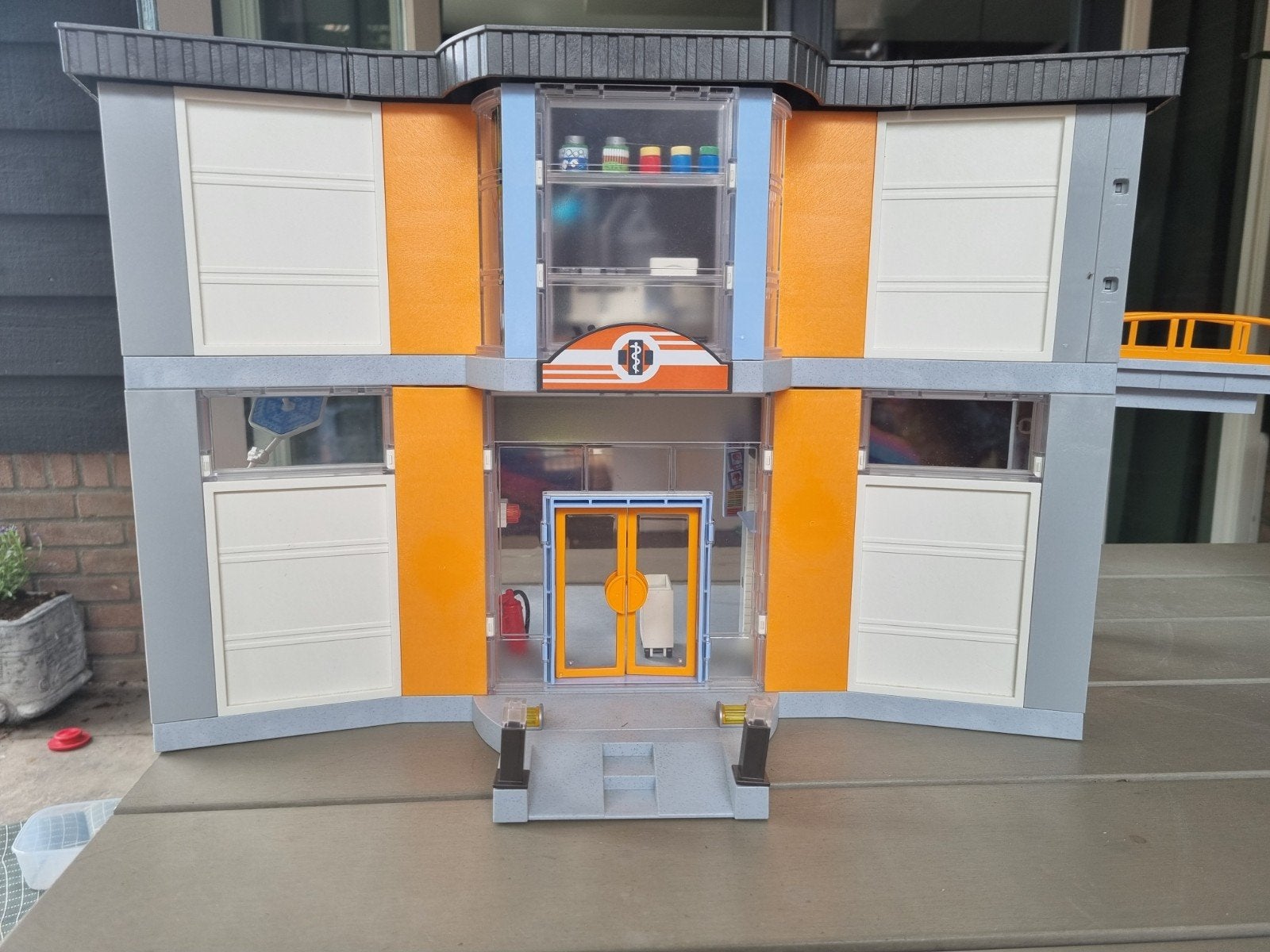 Playmobil Ziekenhuis (70190) met extra's, Gebouw, Complete set, Ophalen of Verzenden, Zo goed als nieuw