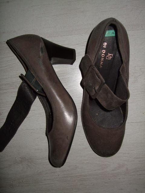nieuwe grijze lederen pumps di Donna mt 40, Pumps, Di Donna, Nieuw, Ophalen of Verzenden