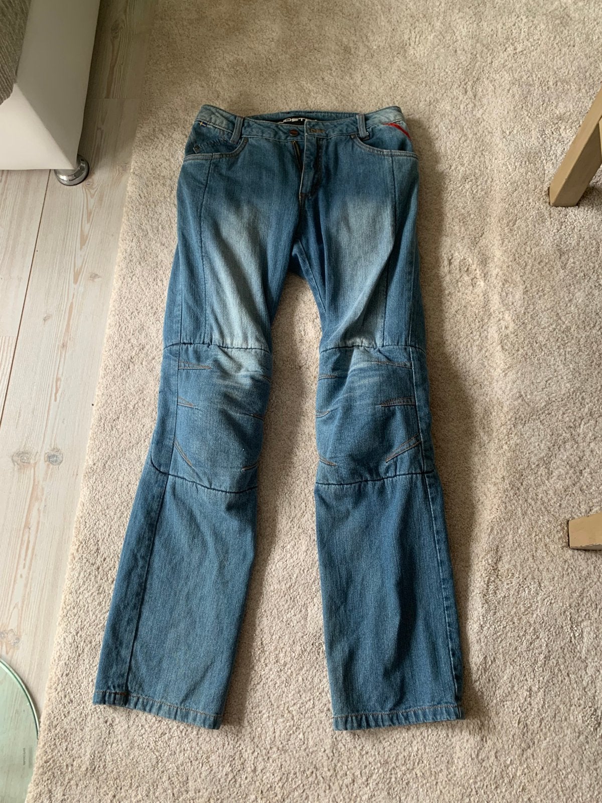 Motor spijkerbroek. Veel bescherming!, Motoren, Kleding | Motorkleding, Ophalen, Tweedehands, Dames, Broek | textiel