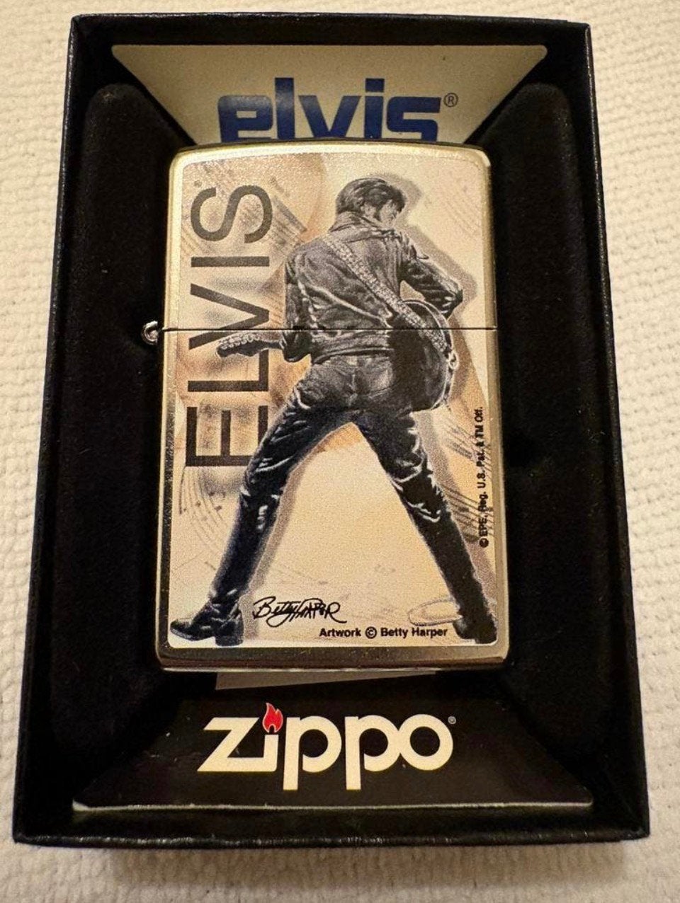 ZIPPO: ELVIS PRESLEY - BETTY HARPER, Ophalen of Verzenden, Nieuw, Aansteker