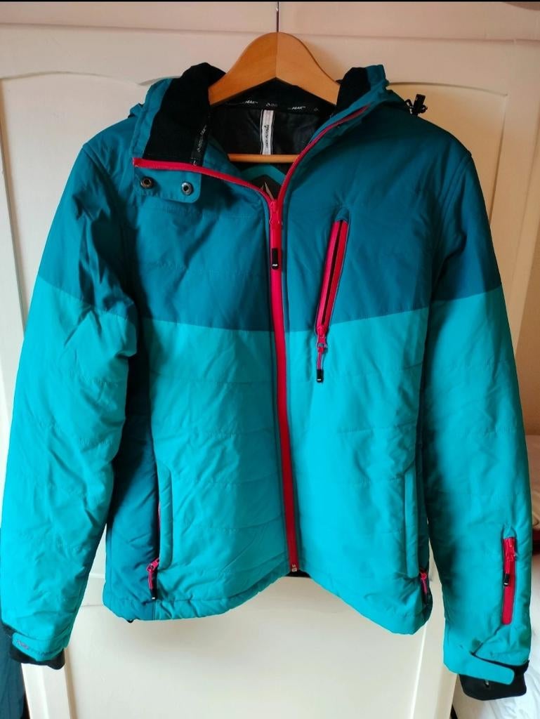 Mountain Peak Ski-jas Aqua Blauw - Maat 40 (L), Ophalen of Verzenden, Zo goed als nieuw, Maat 38/40 (M), Jack