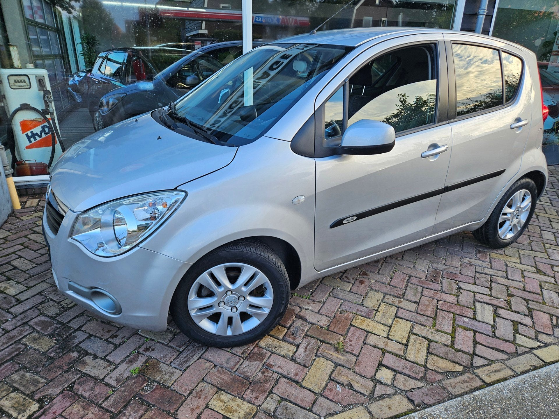 Opel Agila 1.0 Edition,lage km,airco, Auto's, Euro 5, Gebruikt, 31 €/maand, Origineel Nederlands