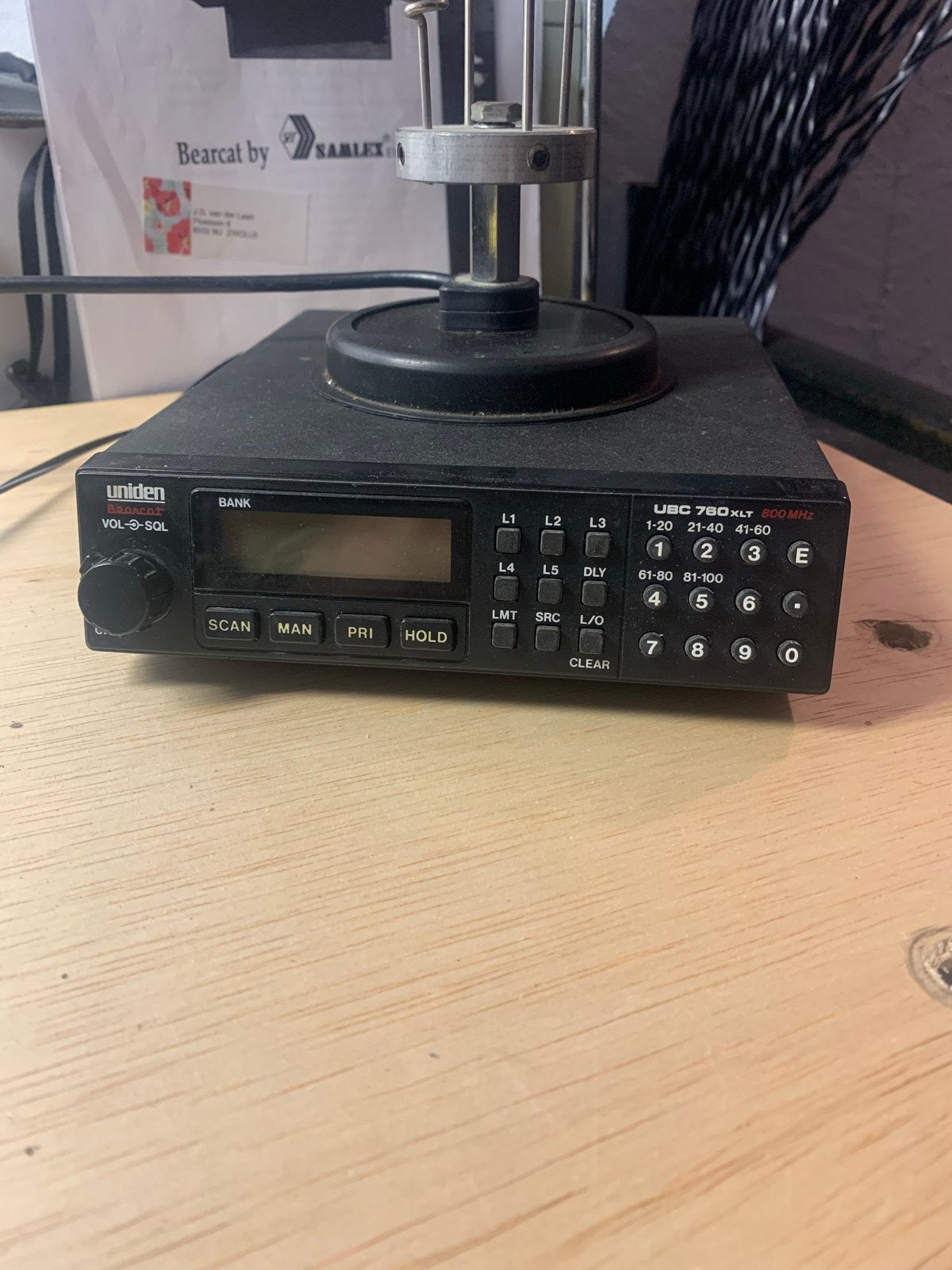 Uniden Bearcat UBC760XLT Scanner -  gebruikt, Telecommunicatie, Ophalen, Gebruikt, Ontvanger
