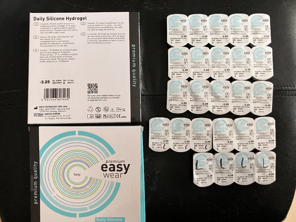 Lenzen Premium Easy Wear Daily Silicon Hydrogel -3,25, Ophalen of Verzenden, Nieuw, Ogen, Overige typen