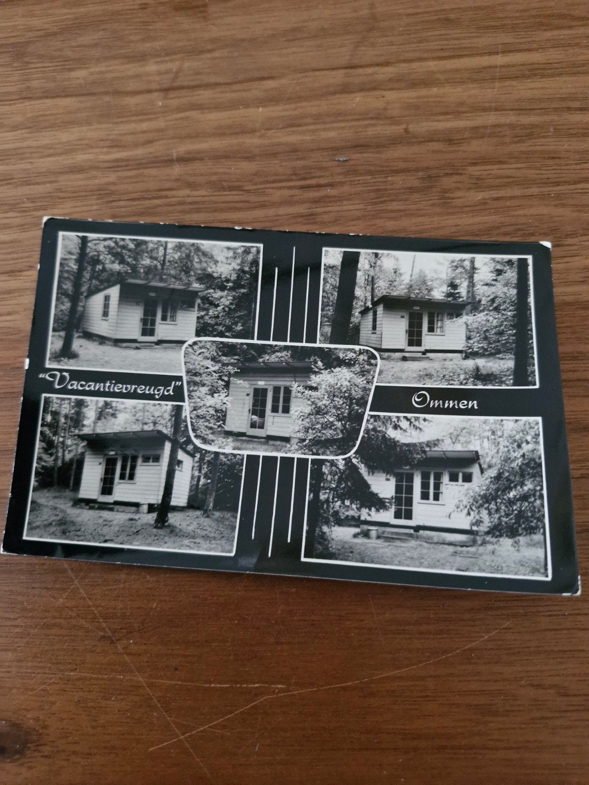 007 Oude ansichtkaart "Vakantievreugd" Ommen (Gelopen), Ophalen of Verzenden, 1940 tot 1960, Gelopen, Overijssel