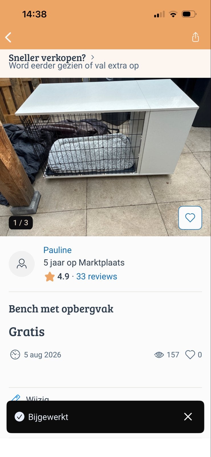 Bench, Ophalen