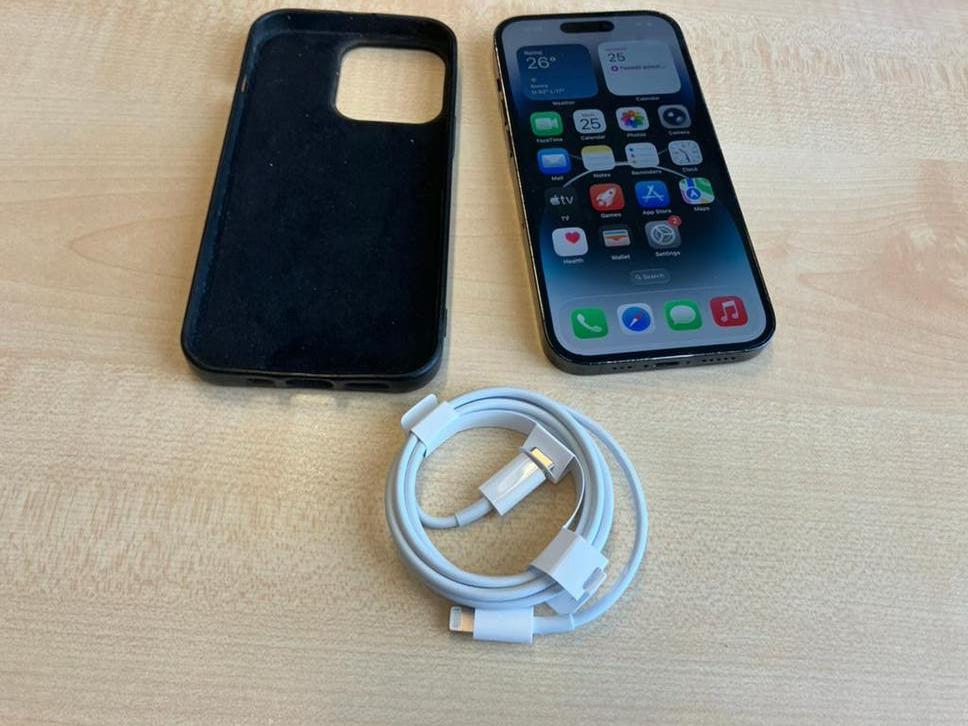 iPhone 14 Pro 256GB, Accu 89%, IPhone 14 Pro, Zwart, Zo goed als nieuw, Ophalen