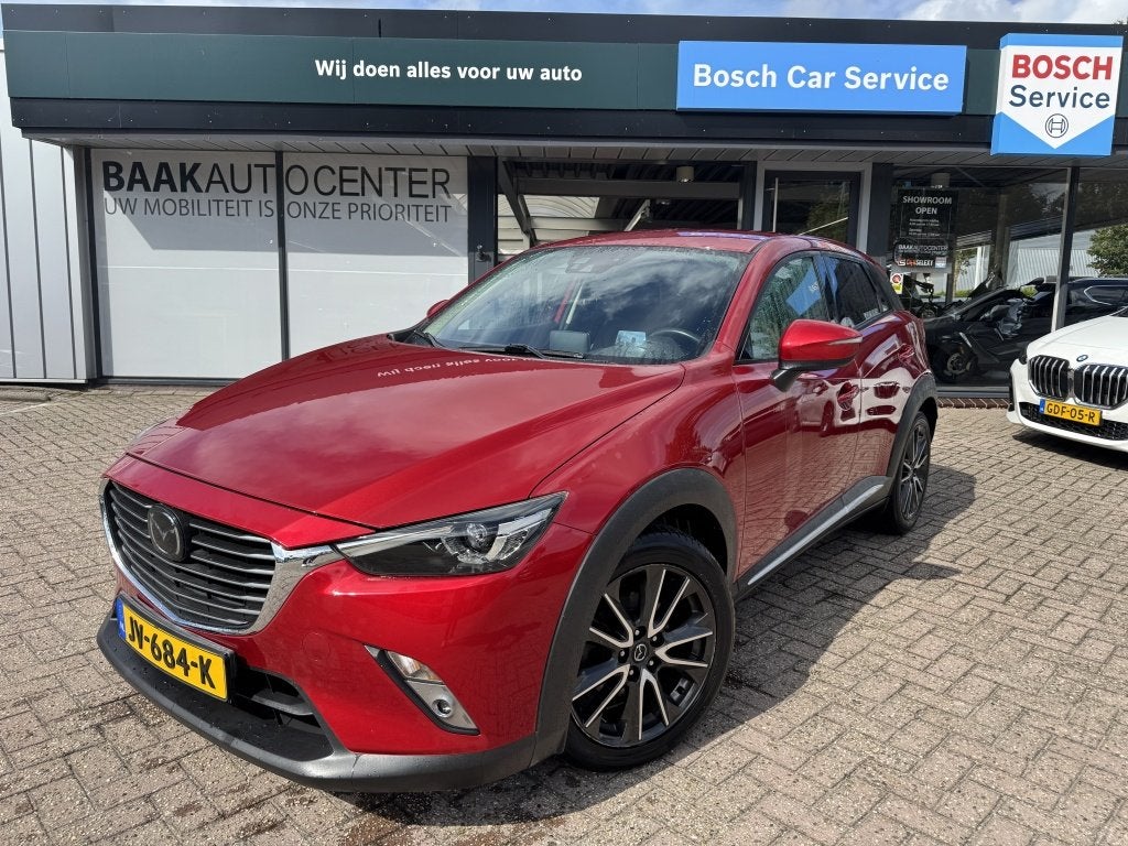 Mazda CX-3 2.0 SAG 120 GT-M (bj 2016, automaat), Automaat, Euro 6, 4 cilinders, Leder en Stof