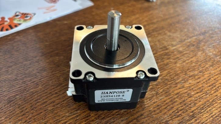 NEMA 23 stappenmotor 23HS4128-8 – CNC / Laser / 3D-printer, Verzenden, Zo goed als nieuw, Elektromotor