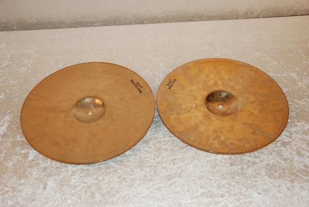 Istanbul Samataya Mehmet hihats 1080/1321gr 14 inch, Gebruikt, ., Drums of Percussie, Ophalen of Verzenden