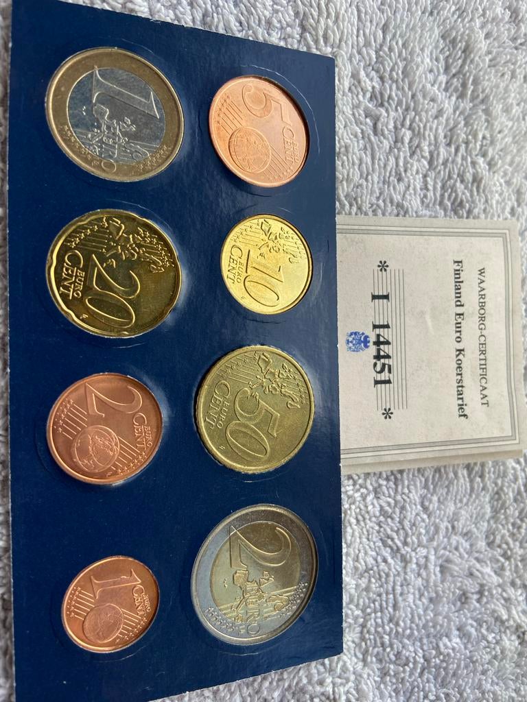 Finland Euro Muntset - Complete Set Euromunten, Ophalen of Verzenden, Finland, Overige waardes, Setje