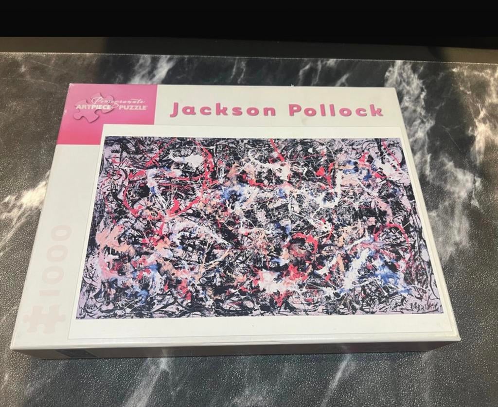 Art puzzel 1000 stukjes Jason Pollock Convergence, Ophalen of Verzenden, 500 t/m 1500 stukjes, Zo goed als nieuw