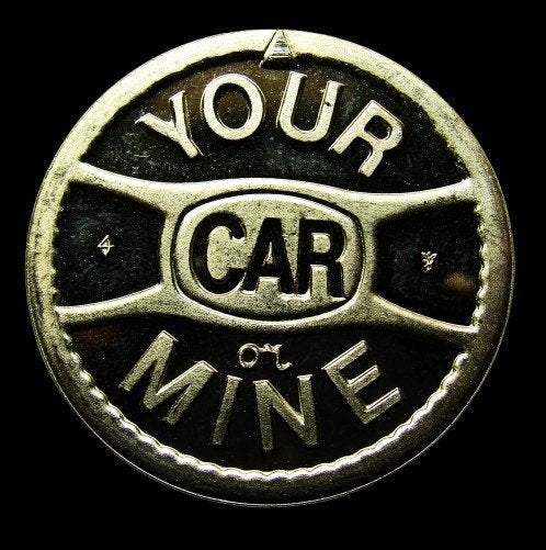 **  Consumptiemunt 'Your Car or Mine' **, Postzegels en Munten, Verzenden, Overige materialen, Buitenland