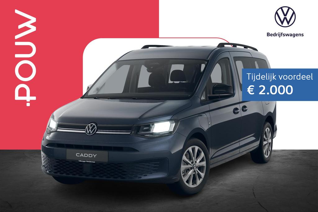 Volkswagen Caddy Kombi Maxi 1.5 TSI 150pk Hybride Life | Tre, Auto's, Volkswagen, 12 maanden, Stof, 1498 cc, 4 cilinders