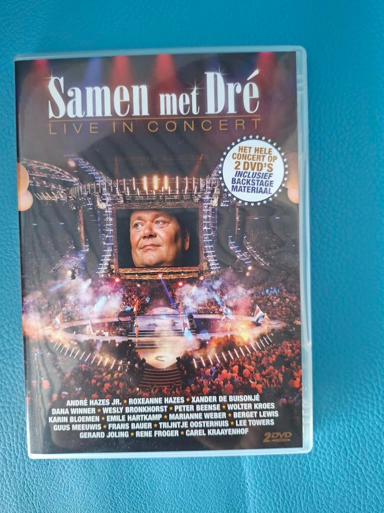 Samen met Dré Live in Concert (2 DVD'S), Alle leeftijden, Ophalen of Verzenden, Zo goed als nieuw, Muziek en Concerten