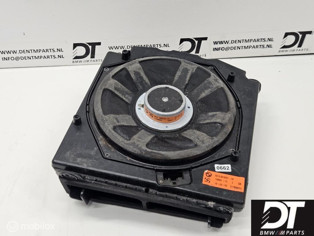 Subwoofer links Hifi DSP BMW E60 E61 E63 65139143133, Auto-onderdelen, Gebruikt, Ophalen of Verzenden, BMW