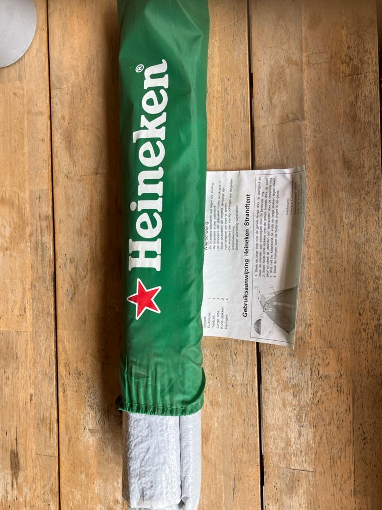 Heineken Strandtent - Compact en Draagbaar, Ophalen, Nieuw, Tot en met 2
