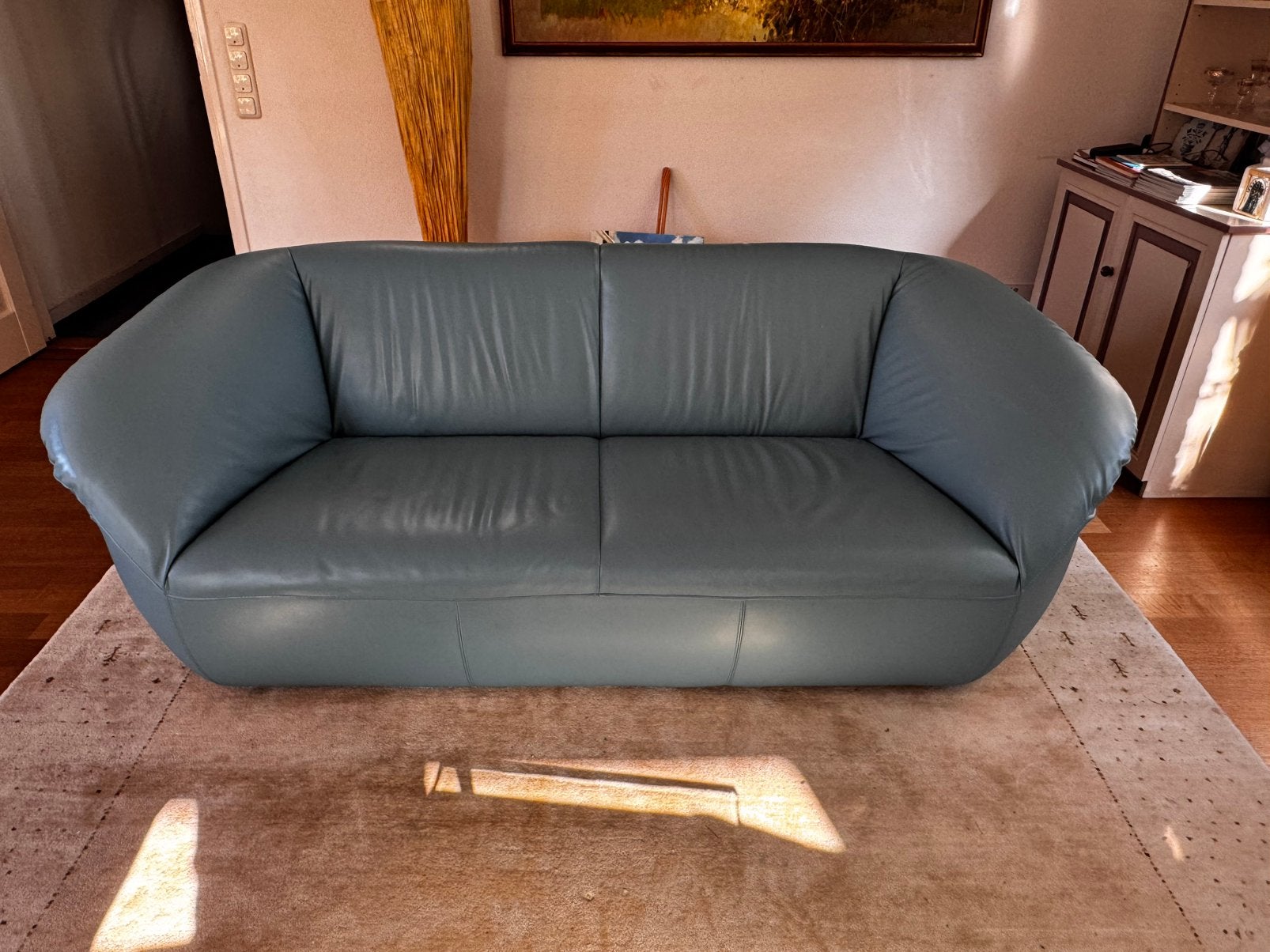 Leolux Bankje 2,5 persoons, Tweepersoons, 75 tot 100 cm, Ophalen of Verzenden, Zo goed als nieuw