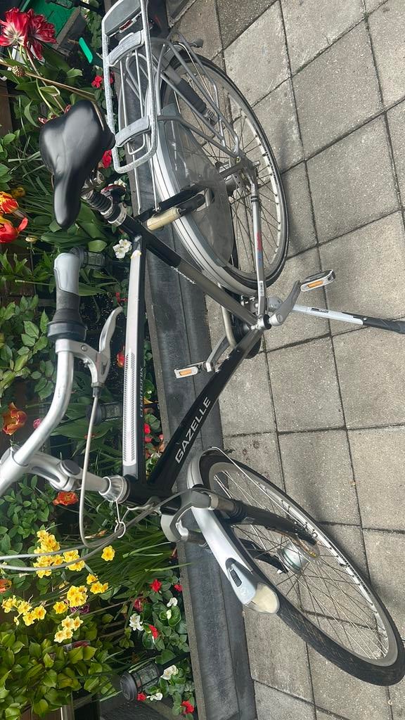 Heren fiets Gazelle, Ophalen, Gebruikt, Versnellingen, 57 tot 61 cm