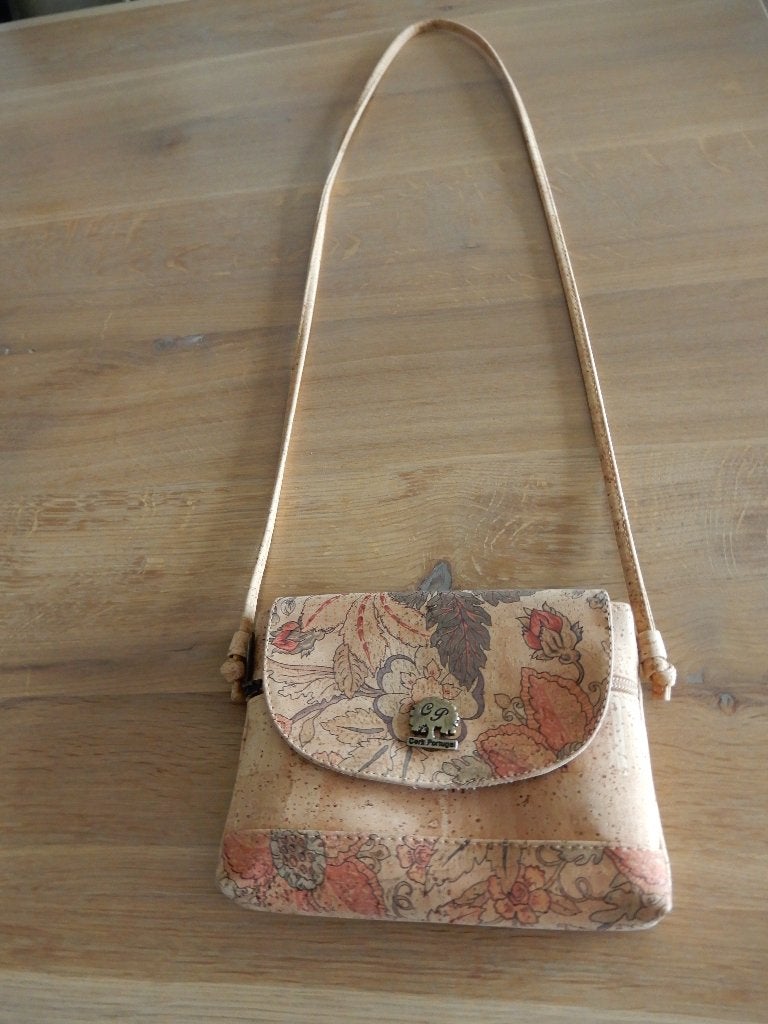 Mooi kurken handtasje gekocht in Portugal., Ophalen of Verzenden, Zo goed als nieuw, Handtas