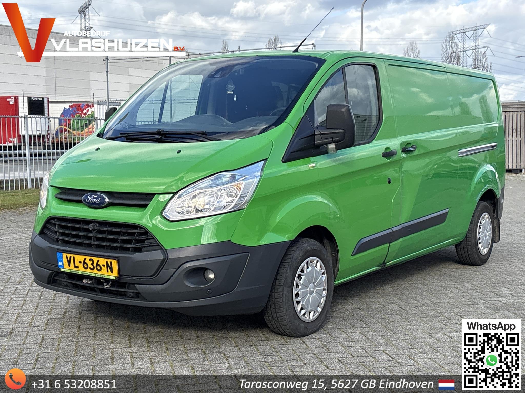 Ford Transit Custom 290 2.2 TDCI L2H1 Trend | € 3.350,- NE, Voorwielaandrijving, Euro 5, Gebruikt, Start-stop-systeem