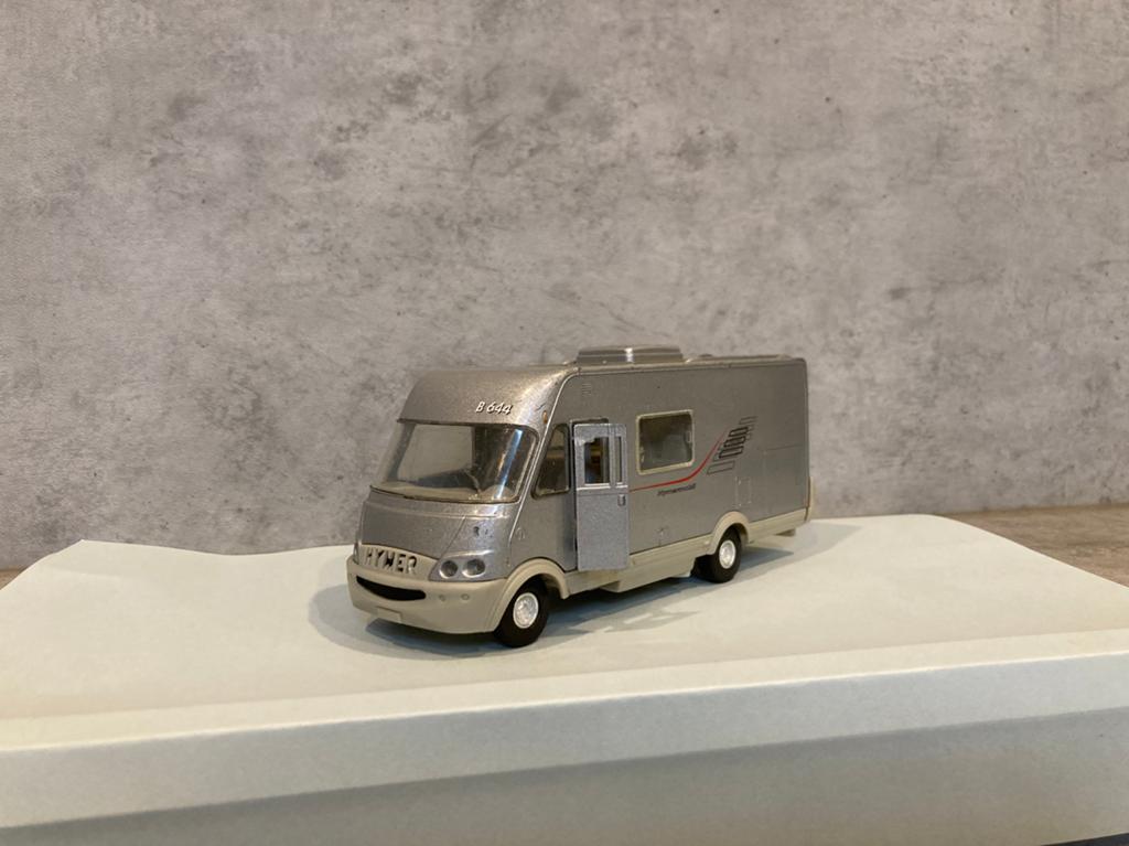 Hymer miniatuur camper type B644, Ophalen of Verzenden, Gebruikt, Bus of Vrachtwagen, Overige merken