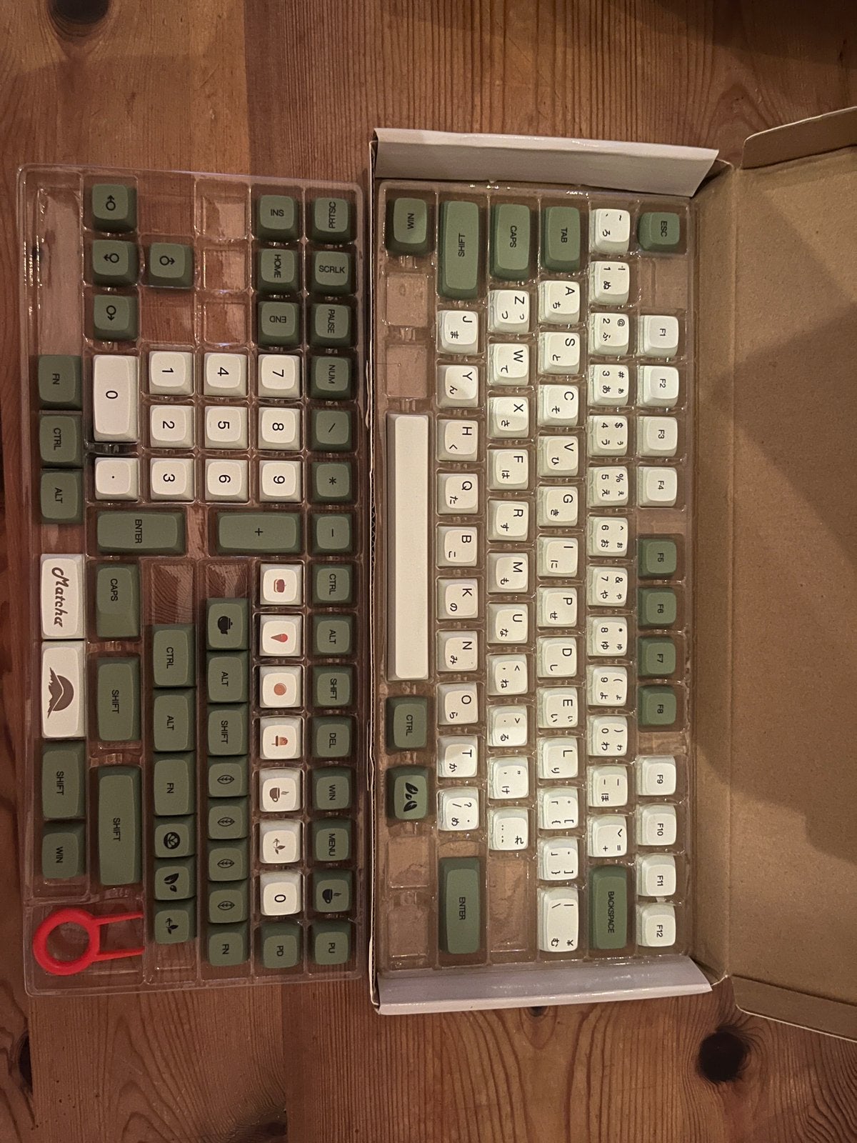 Keycaps Matcha, Computers en Software, Toetsenborden, Ophalen of Verzenden, Qwerty, Zo goed als nieuw