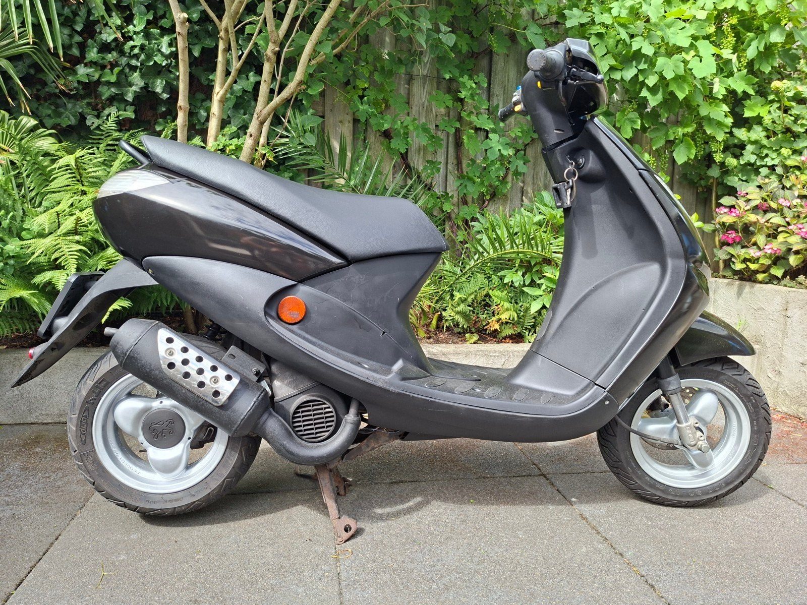 Peugeot vivacity 2005, zwart metallic, Ophalen, Gebruikt, Tweetakt, Vivacity