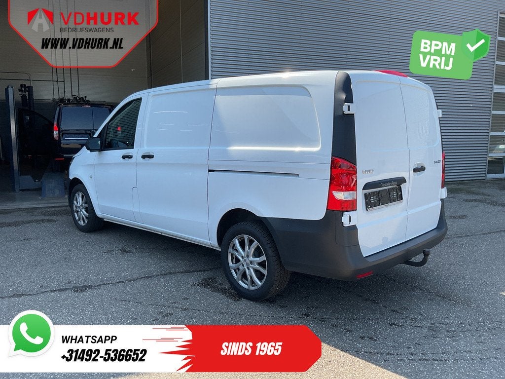 Mercedes-Benz Vito 114 CDI L2 2x Schuifdeur/ LED/ Carplay/ C, Auto's, Gebruikt, 4 cilinders, Wit, Bedrijf