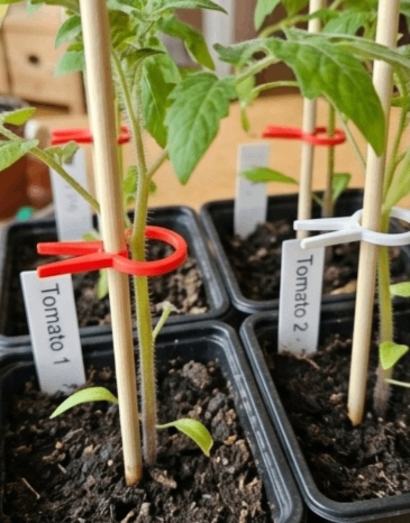 100 Plantenclips | Tomatenclips voor Kas en Moestuin, Overige materialen, Ophalen of Verzenden, Plastic, Kweekkas