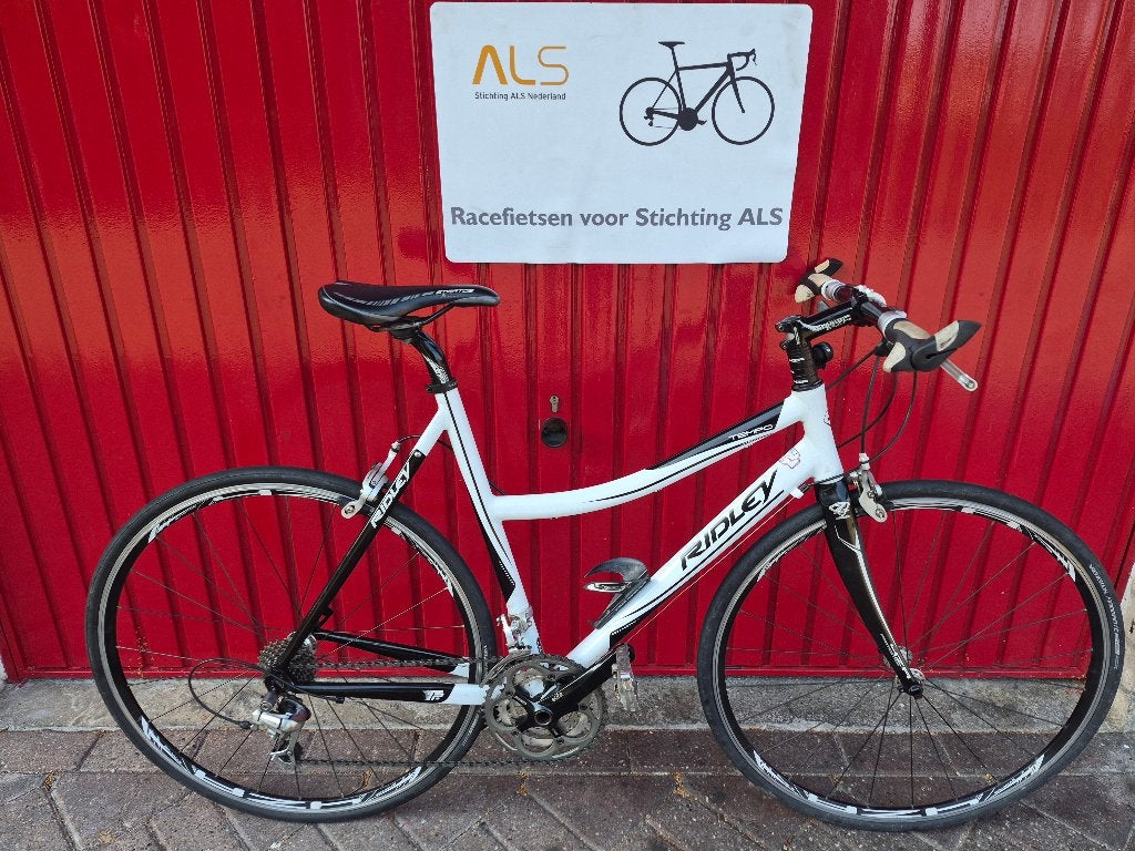 Ridley Alu/Carbon Hybride Dames Racefiets met Shimano Tiagra, Fietsen en Brommers, 28 inch, Gebruikt, Velgrem, 56 cm of meer