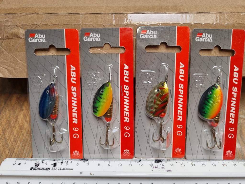 C. Set 4 x ABU Spinners 9 g NIEUW Kunstaas, Watersport en Boten, Verzenden, Nieuw, Overige typen