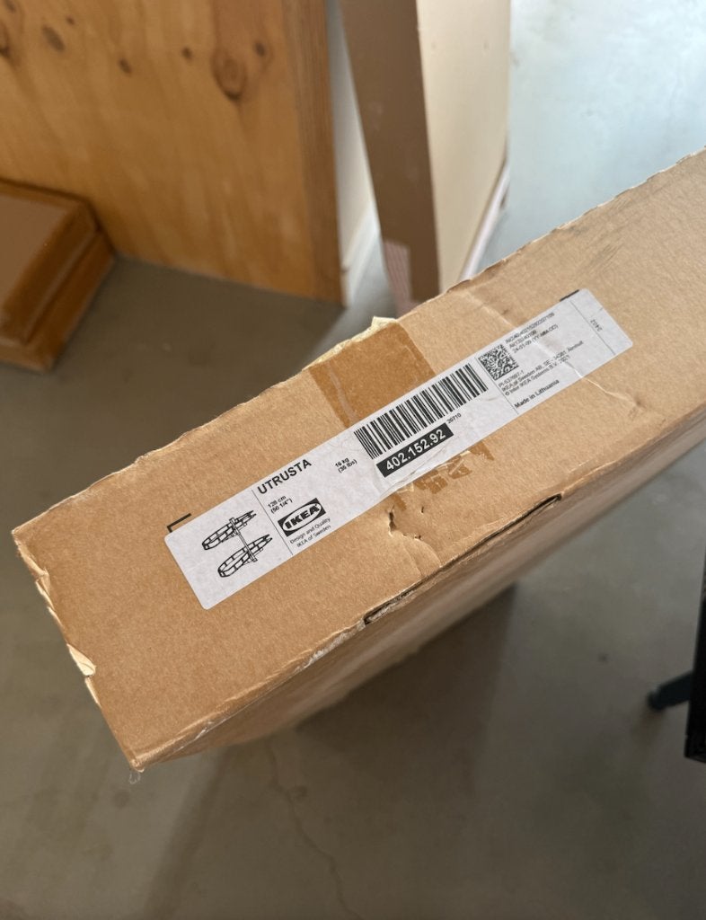 UTRUSTA Inrichting onderhoekkast, uittrekb, grijs, 128 cm, Ophalen, 100 tot 150 cm, 100 tot 150 cm, Nieuw