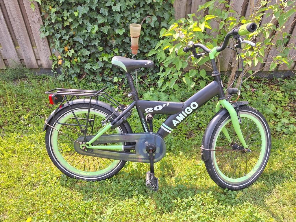 20 inch jongensfiets, Ophalen, Gebruikt, Terugtraprem, 20 inch