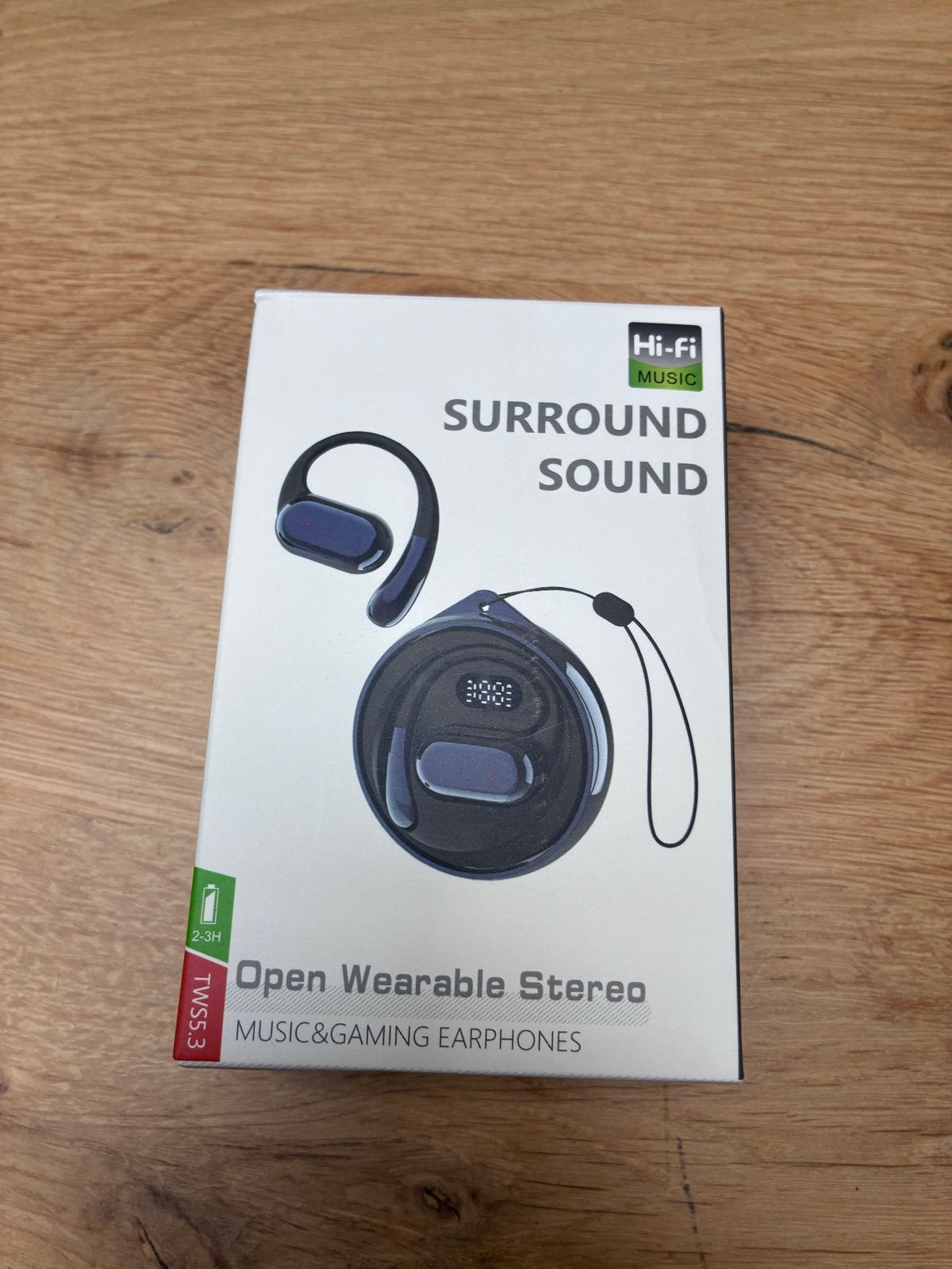 Nieuwe Open Wearable Stereo Hoofdtelefoon - Hi-Fi Surround, Audio, Tv en Foto, Overige merken, Nieuw, Ophalen of Verzenden, Open-ear