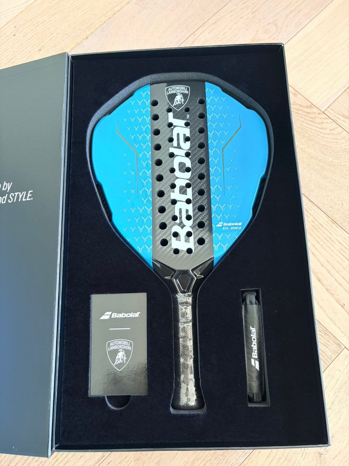 Babolat Lamborghini Bl.003 blauw, Ophalen of Verzenden, Nieuw, Padelracket