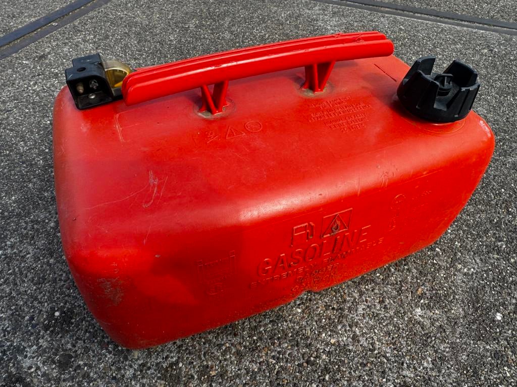 Quicksilver benzine tank 25 ltr, Watersport en Boten, Ophalen, Gebruikt, Motor en Techniek