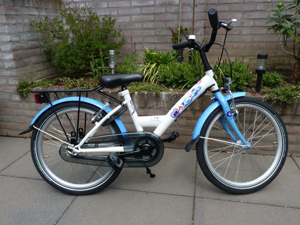 Meisjesfiets, Ophalen, Terugtraprem, Gebruikt, Batavus