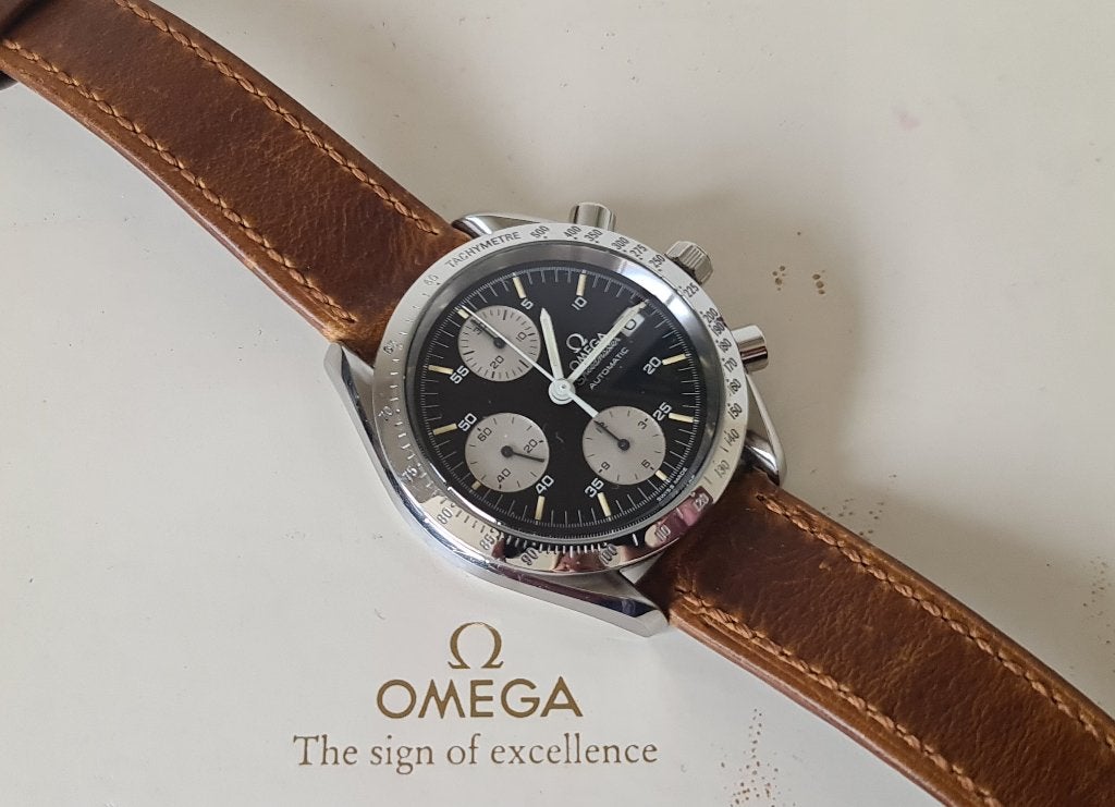 Omega Speedmaster date, Staal, Staal, Polshorloge, Ophalen of Verzenden