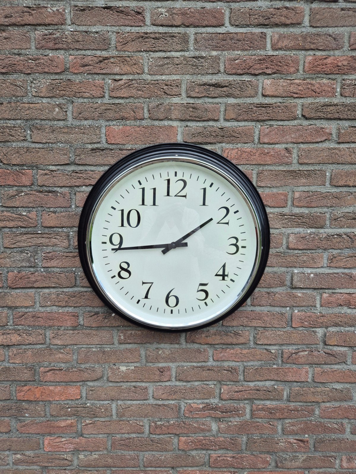 Grote wandklok - Klassiek design van Ikea, Ophalen, IKEA, Analoog, Zwart