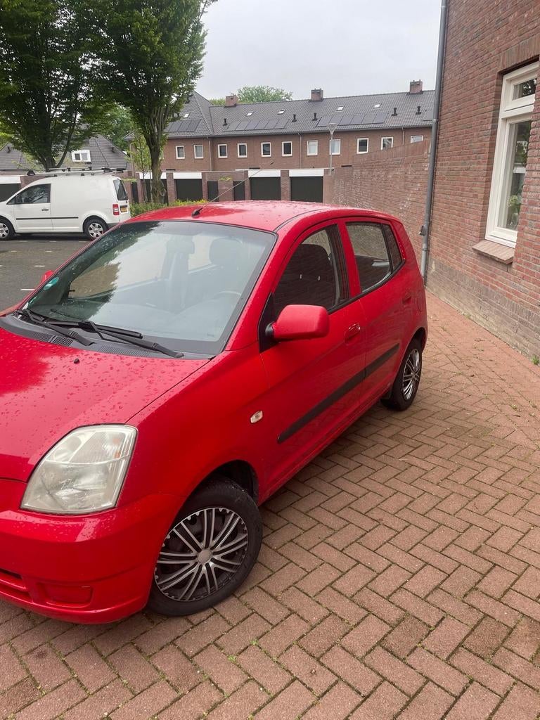 Kia picanto 2005 Rood, Auto's, 65 pk, Zwart, Handgeschakeld, 19 km/l