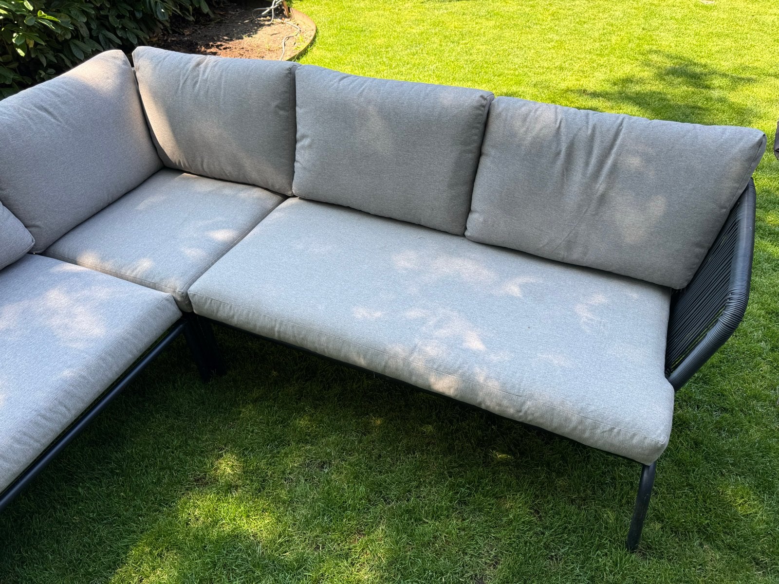 Comfortabele lounge set voor in de tuin, Ophalen, Gebruikt, Loungeset, Bank