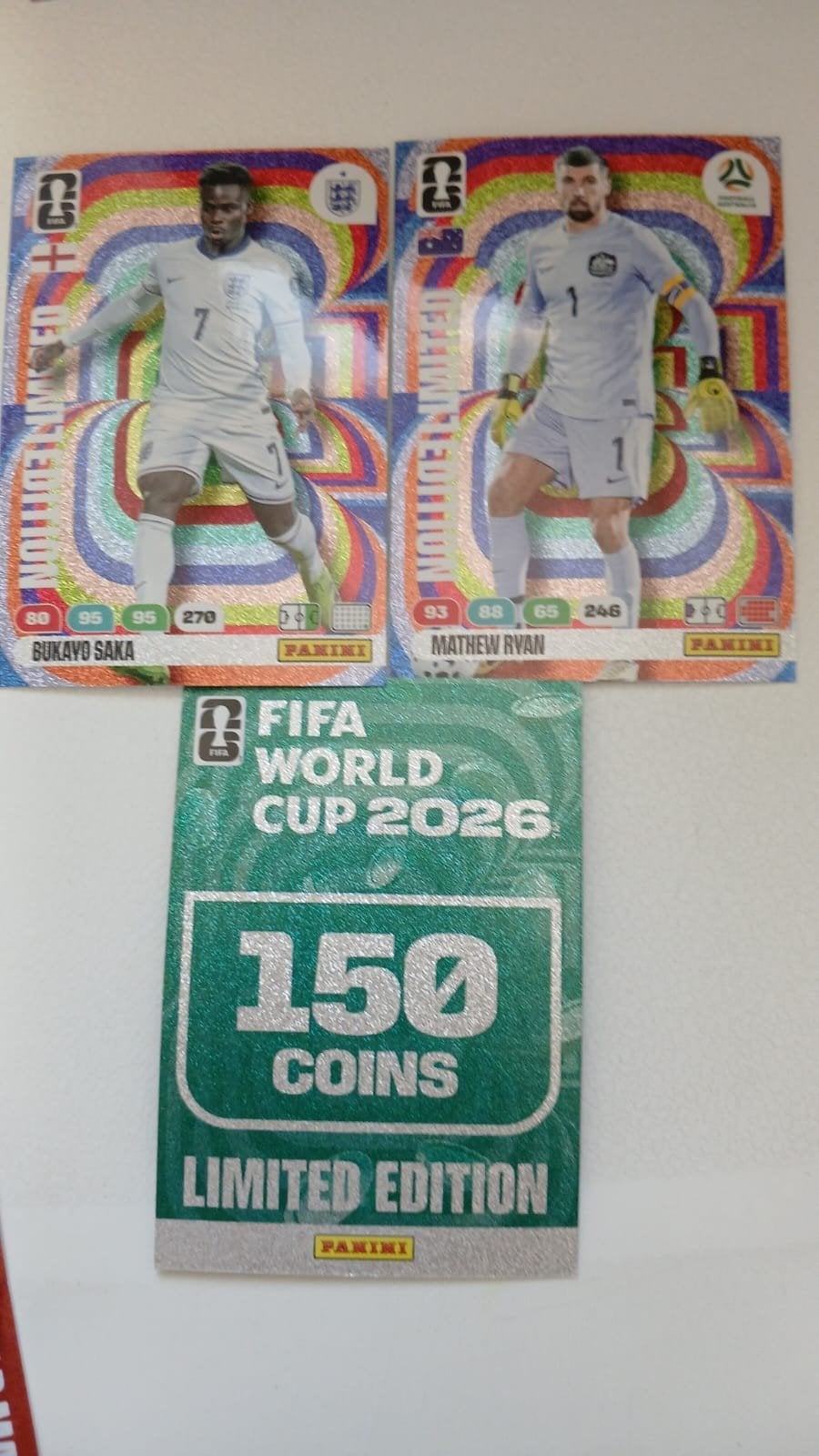 FIFA World Cup 2026 Adrenalyn XL Trading Cards + Coins, Ophalen of Verzenden, Zo goed als nieuw, Overige sporten, Spelerskaart