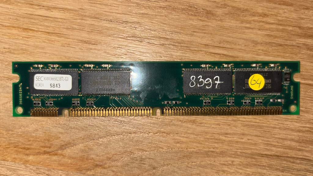 168 pin DIMM for Apple PowerMac G3, G4 iMac, Computers en Software, RAM geheugen, Ophalen of Verzenden, Zo goed als nieuw, Desktop