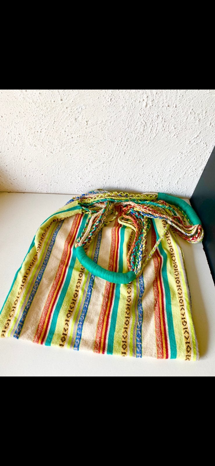 mooie MEXICAANSE ‘HANGMAT-TAS / HAMMOCK BAG, Ophalen of Verzenden, Zo goed als nieuw, Overige kleuren, Overige typen