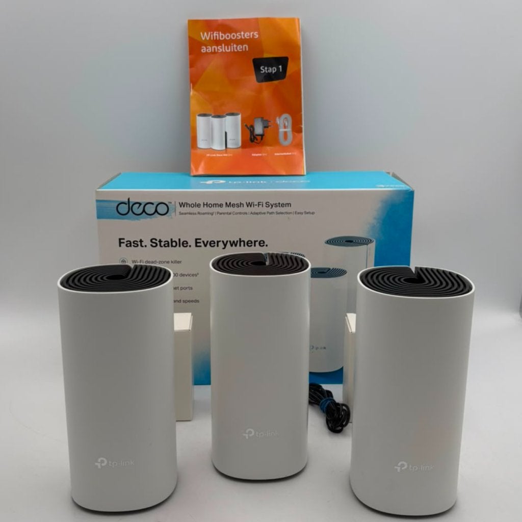 TP-Link AC1200 DECO WiFi versterker Mesh systeem - Zgan, TP-Link, Zo goed als nieuw, Support@tplink.com, TP-Link Corporation Limited
Room 901, 9/F, New East Ocean Centre
9 Science Museum Road, Tsim Sha Tsui
Kowloon, Hong Kong
